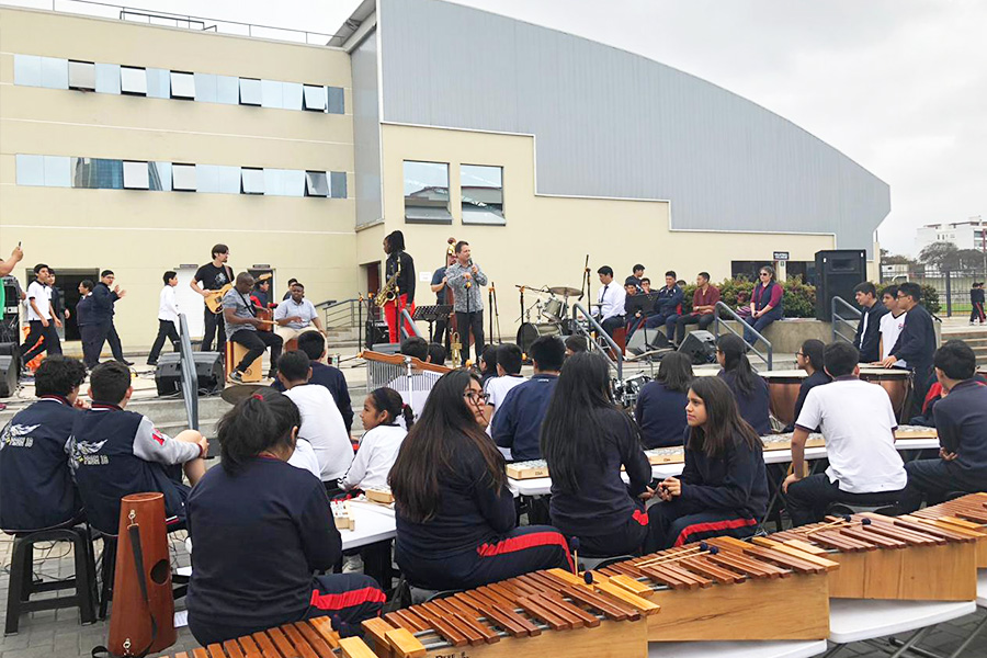 Visita de la banda de jazz norteamericana NJCU JAZZ