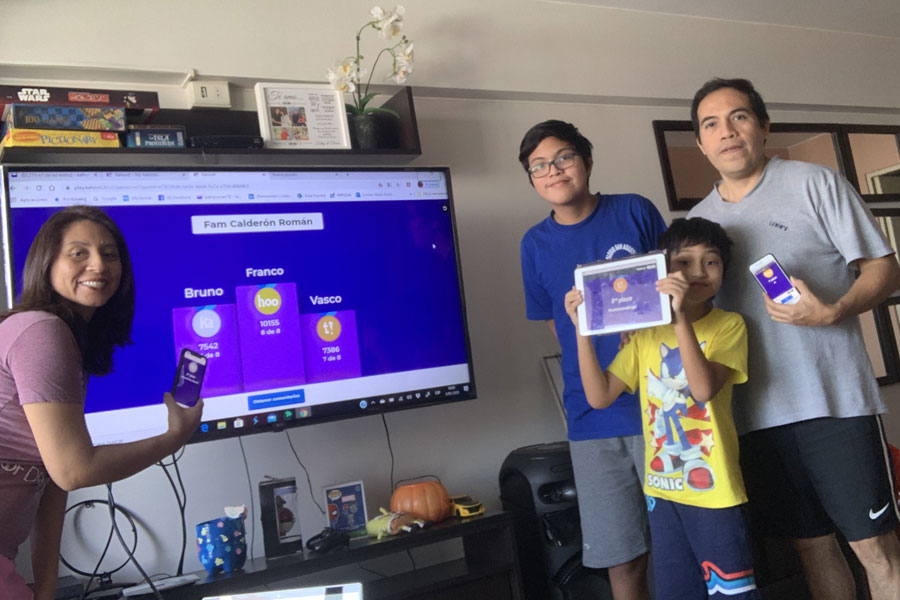Organizando actividades en familia